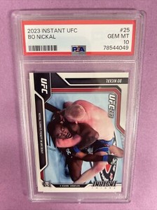 2023 Panini Instant UFC BO Nickal #25 RC Rookie 1/1944 PSA 10 GEM MT (CT2)