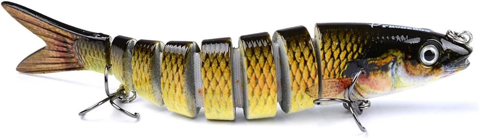 leurre peche articulée mer rivière carnassiers  12cm très bonne nage - Photo 1/1