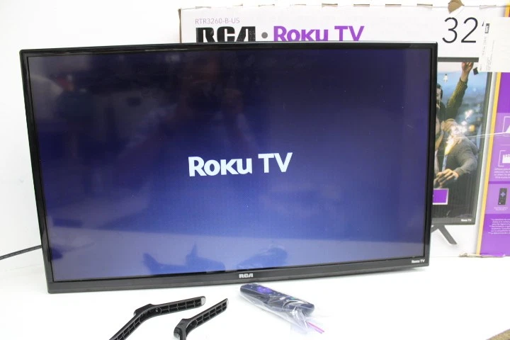 RCA RTR3260-B-US 32" Flat Screen Roku Smart LED HD TV Black - Image 1 of 4