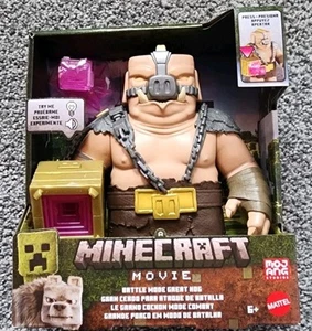 Minecraft Movie Battle Mode Great Hog Action Figure Mattel Mojang BRAND NEW - Picture 1 of 5