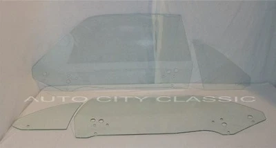 Dodge Challenger 1970 1971 1972 1973 1974 2 puertas techo rígido vidrio puerta cuarto juego CL Foto 1 de 4