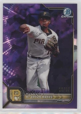 2022 Bowman Chrome Sapphire Edition Purple /25 Ke'Bryan Hayes #49 - Image 1 of 2