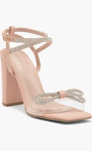 ¡Nuevo.! Top Guy Zapatos Chic Nilo Estrás Sandalias Talla 8M Sexy Correa Transparente - Imagen 1 de 7