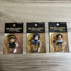 Golden Kamuy Kewpie figure key chain Lot 3 set Ogata Sugimoto Japan anime p1 6 - Picture 1 of 3