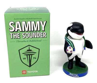 Seattle Sounders Sammy The Sounder Mascota SGA Bobblehead 50 Aniversario 2024 Foto 1 de 4