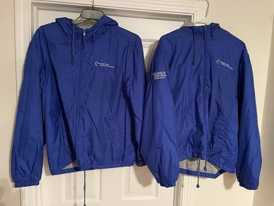 De Colección Chaqueta Azul Lote 2 Grandes XL Kennedy Hospital South Jersey Con Capucha Comercio NJ Foto 1 de 4