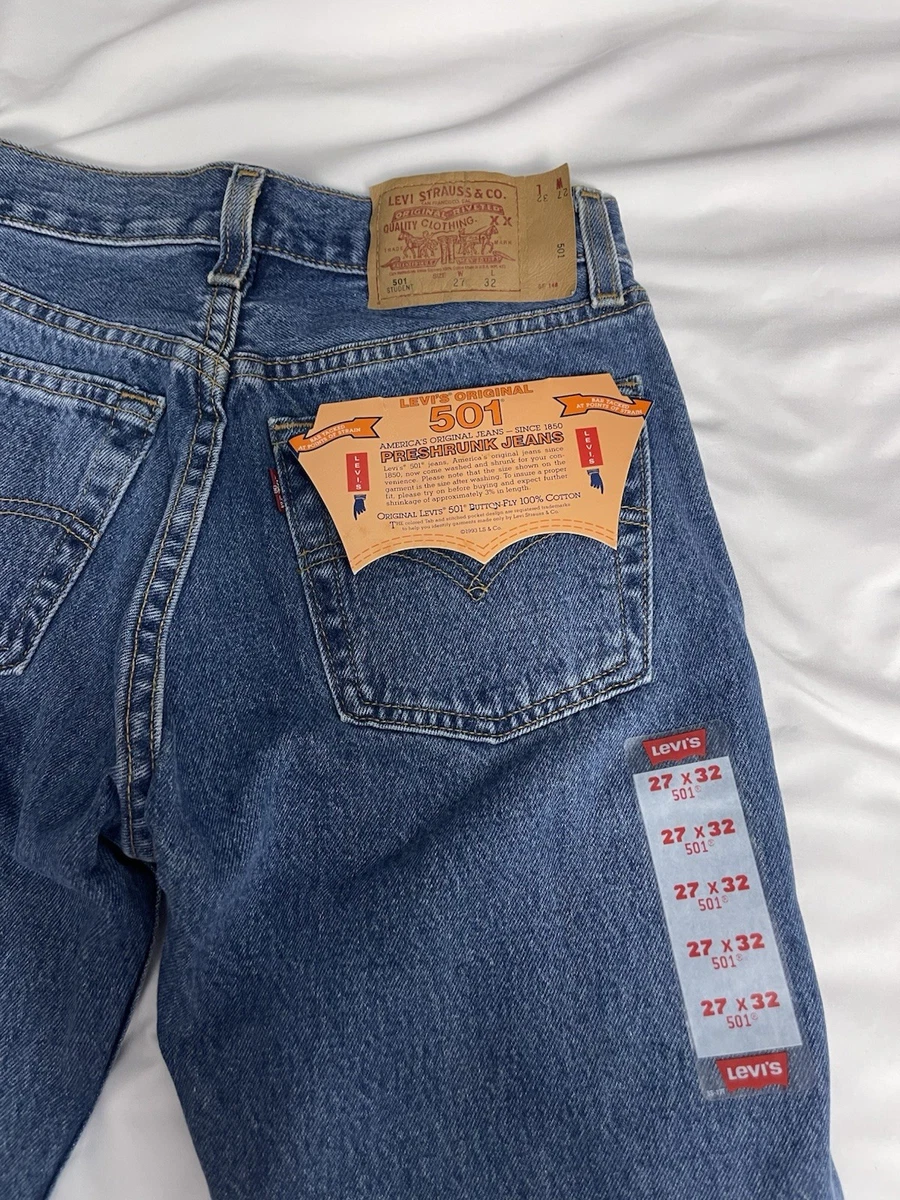 パンツ Levi's 90s 501xx DEADSTOCK made in USA Deadstock 90s USA Levi's 501 Black Jeans 26x33 | Seattle