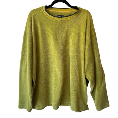 Sudadera Patagonia Vintage Y2K Rhythm polar XL verde cuello redondo para hombre ajuste holgado Foto 1 de 4