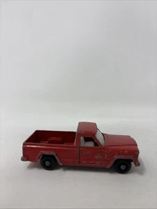 Matchbox Lesney #71 Red Jeep Gladiator White Interior RARE Made in England - Picture 1 of 15