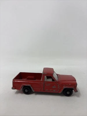 Matchbox Lesney #71 Red Jeep Gladiator White Interior RARE Made in England - Image 1 of 4