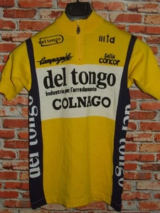 DEL TONGO COLNAGO HEROICA TRIKOT SHIRT FAHRRAD RADSPORT VINTAGE 70ER 80% WOLLE - Bild 1 von 4