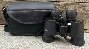 Vintage Nikon 7x35 8.6 Naturalist II Action Binoculars Lens Caps Carrying Bag - Picture 1 of 11