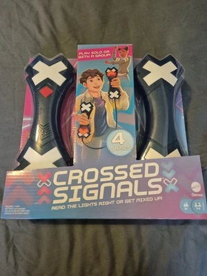 New: Mattel Games 'Crossed Signals' Electronic Game Pair of Talking Light Wands - Image 1 of 2