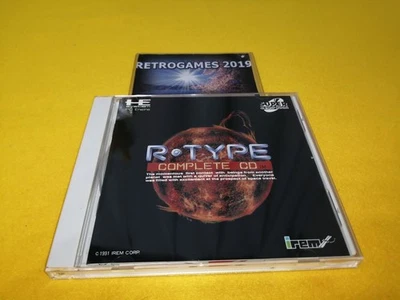 R TYPE Complete  NEC PC ENGINE CD ROM SPINE CARD + REG CARD - Image 1 of 4
