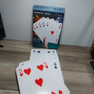 Tarjetas de juego Jumbo Sharper Image tamaño 8"x11" - Imagen 1 de 7