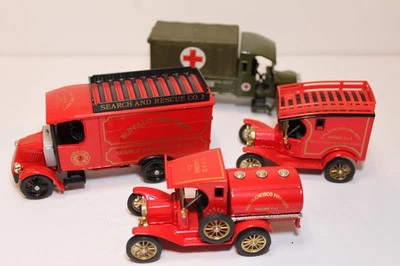 LOT-4 Corgi Classics Truck Fire Recue San Fran Buffalo Kalamazoo Ambulance - Image 1 of 4