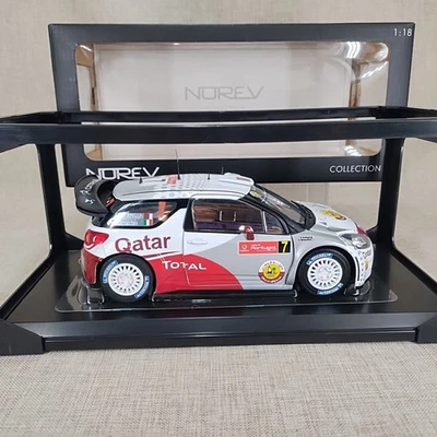 1:18 NOREV 181558 Diecast Citroen DS3 #7 WRC Rally Portugal 2012 Al-Attiyah - Image 1 of 4