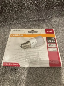 Osram LED T26 1.4w E14 For Fridge 5500k 100lm Cool White LED STAR SPECIAL - Picture 1 of 7