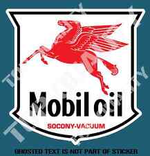 VINTAGE MOBIL OIL Decal Sticker Vintage Petrol Americana Hot Rod RatRod Stickers