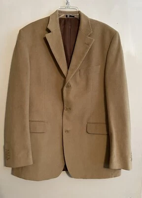 Blazer Abrigo Deportivo Vintage Murano Sencillo Pecho 3 Botones Camel GRANDE Años 90 Foto 1 de 4