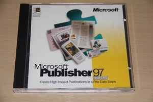 Microsoft Publisher 97 oprogramowanie PC CD wersja deluxe z kluczem CD - Zdjęcie 1 z 2