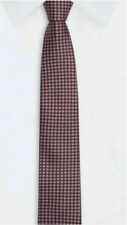 Brioni Navy Red Print Classic Silk Tie BNWT RRP £205