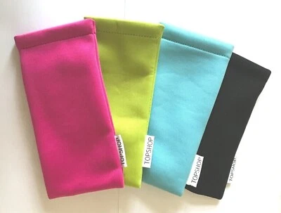 TOPSHOP Soft Squeeze Top Glasses Case-Pouch Solid Plain Eye Glass Sunglasses New