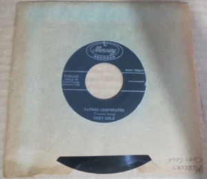 45RPM Mercury 71385 Cozy Cole - St. Louis Blues / Father Cooperates, nice EE- - Picture 1 of 5