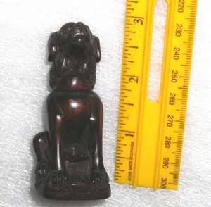 Figura de cachorro de madera tallada a mano "única en su clase" - Imagen 1 de 8