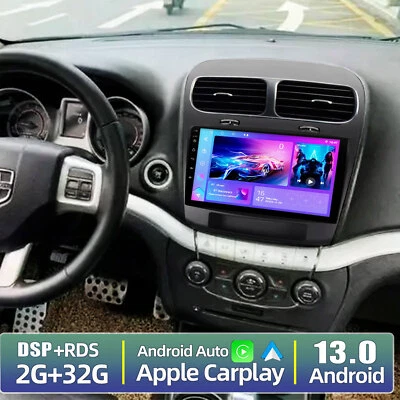 Android 13 GPS Navegación Estéreo Para Dodge Journey 2012-2020 Radio Coche Wifi Reproductor FM Foto 1 de 4