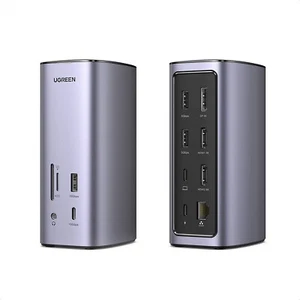 UGREEN Dockingstation Triple Display, 12-in-1 USB C MacBook Dockingstation - Bild 1 von 9