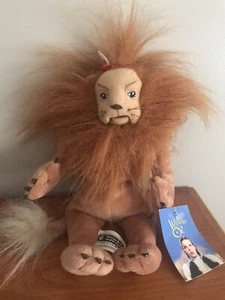 Warner Bros The Wizard of Oz Cowardly Lion Bean Bag Plush Doll 9” NWT - Picture 1 of 3
