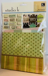 Studio K Mini Book Kit New: K & Company Fun Easy Just Add Photos Ephemera Cute - Picture 1 of 3