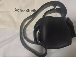 Acne Studios Mini Musubi Micro Tote Mini Bag Black Women's Shoulder Bag - Picture 1 of 5
