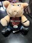 Vintage 1993 Play By Play Harley-Davidson BIKER PIG 6" Stuffed Plush Animal Hog
