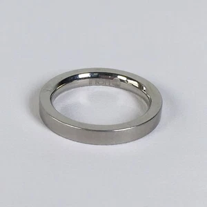 Inori Stainless Steel Ring Size 6.5 Simple Band 3mm Silver Tone - Picture 1 of 3