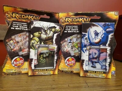 Redakai Conquer the Kairu Metanoid Stax & Imperiaz Decks Both New!! 2011 Edt - Image 1 of 4