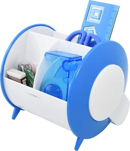 Desk Organizer, Blue - Picture 1 of 7