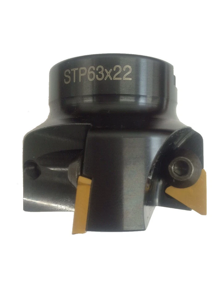 RDGTOOLS HBM MYFORD RDGTOOLS FACE MILL 90° 63MM 22MM BORE + TIPS TPUN 16 MILLING TOOLS