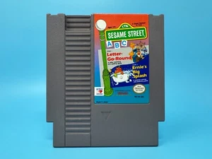 Sesame Street ABC (Nintendo NES) *GAME ONLY - CLEANED & TESTED* - Picture 1 of 3