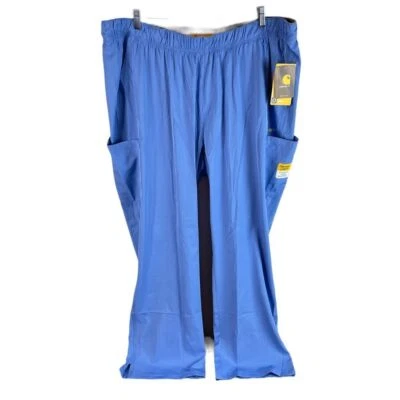 NUEVO Pantalones Médicos Carhartt Force Liberty para Mujer Petite 3XL Azul Poliéster Spandex Foto 1 de 4