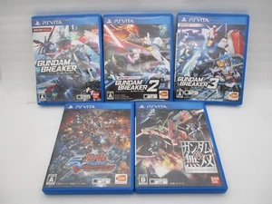 PSVITA Gundam Breaker 1 2 3 Musou EXTREME VS-FORCE 5Games Japan import - Picture 1 of 11