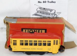 Lionel Postwar 60 Trolley blue print Lionelville Rapid Transit Works 55-58 rever - Picture 1 of 24