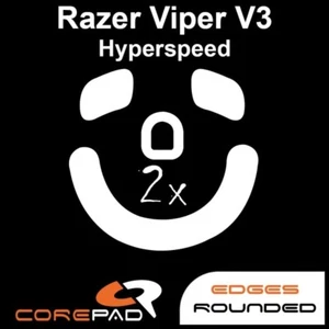 Corepad Skatez Razer Viper V3 HyperSpeed Mouse Feet Hyperglides PTFE Teflon - Picture 1 of 1