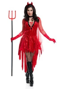 Women's Sizzling Devil Costume - Picture 1 of 1
