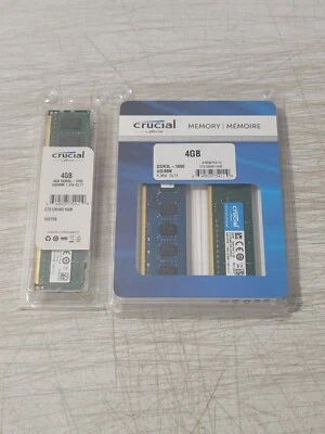 New Sealed Crucial 12GB (3x 4GB) KIT DDR3L 1600MHz  Desktop Memory  - Image 1 of 4