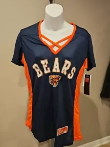 NFL Chicago Bears Womens Short Sleeve Mesh Shirt Size M NWT - Picture 1 of 5