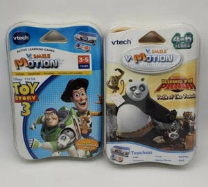 VTECH V.Smile V-Motion Disney Toy Story 3 y Kung Fu Panda Educativo Nuevo - Imagen 1 de 3