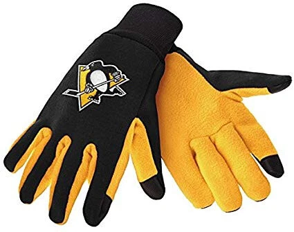 Pittsburgh Penguins Texting Gloves NEW One Size Fits Most FOCO Cover