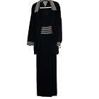 J Ribkoff Couture Damengröße 14 Overall mit Jacke schwarz-weiß halbtransparent